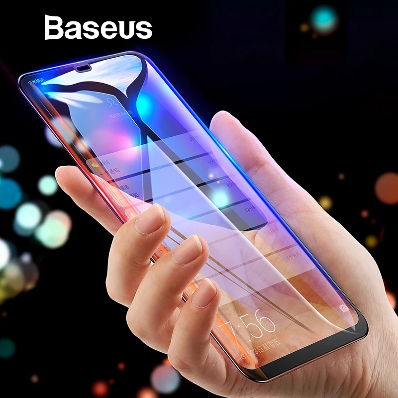 Baseus 0.3mm Thin Full Coverage Protective Glass For Xiaomi 8 8 SE Screen Protector 3D Surface Tempered Glass For Xiaomi 8