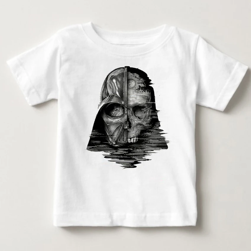 2018 Новая мода Darthworks Дизайн детская футболка короткий рукав Hipster Звездных Войн