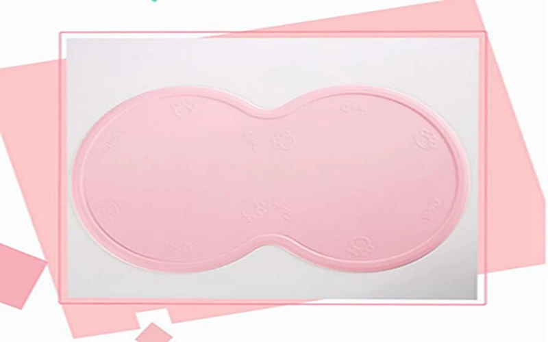 Silicone Pet Mat for Dog Cat Puppy Feeding Dog Bowl Mat Dog Feeders Pet Food Pad Pet Placemat Pet Supplies (4)