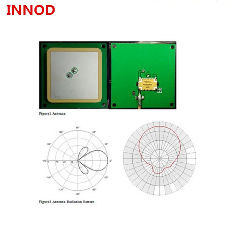 2dbi УВЧ RFID керамический антенна с SMA/IPEX разъемом для строительства в UHF RFID считыватель коротких частот