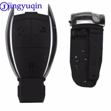 Jingyuqin с Батарея держатель Удаленные 3 кнопки ключ чехол Smart Key для MERCEDES-BENZ A B C E G R CL CLK Е. Г. GL M класс SLK