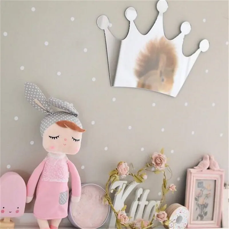 Скандинавские дети мультфильм декоративное зеркало ванная комната детская комната Кролик Летучая мышь ресницы настенное зеркало рамка креативный дом художественное украшение
