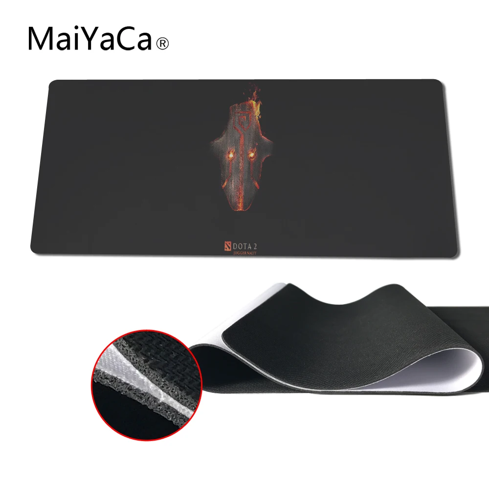  MaiYaCa Print Locking Edge Rubber Mousepads for Mask Dota 2 Logo Mice Mat DIY Design Pattern Comput