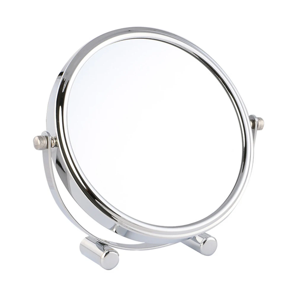 

Desktop Double-sided 360 Degree Swivel Mirror Portable Magnification Resistance Mirror Multi-function Cosmetic Makeup