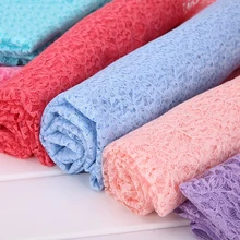 150X100 см кружевная ткань с вышитым узором в виде звезд DIY кружевная ткань для свадебного платья украшения аксессуаров