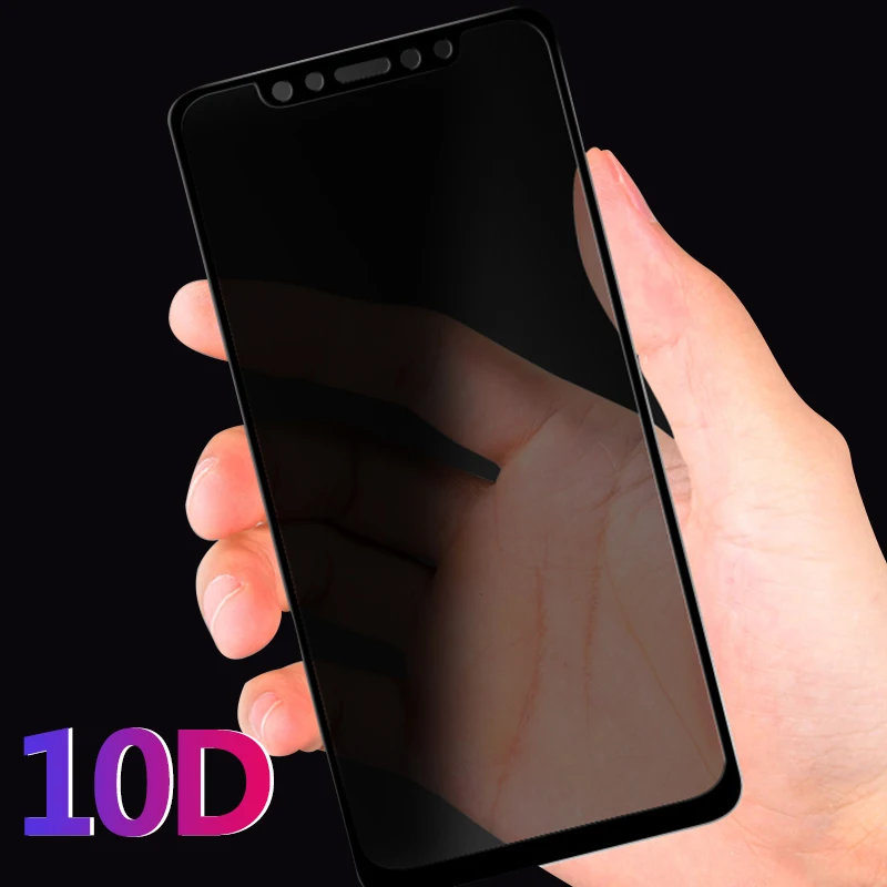 10D Curved Tempered Glass Film For Samsung Galaxy S9 S8 S10 Plus S10e Privacy Full Protect Screen Protector For Galaxy Note 9 8