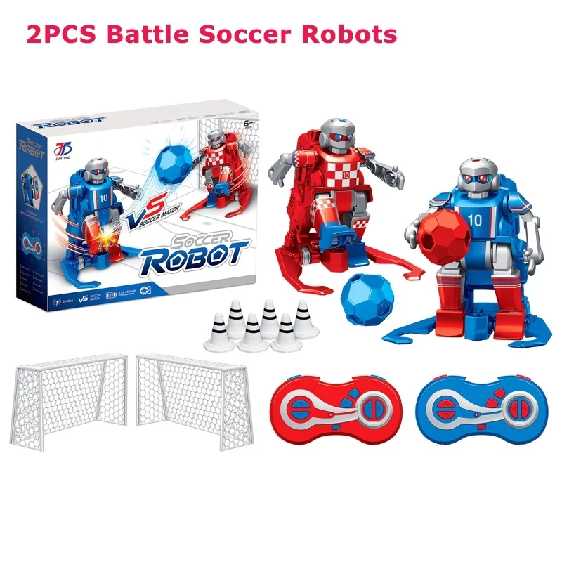 Футбольный робот, умные радиоуправляемые роботы, Мультяшные игрушки на дистанционном управлении, Электрический футбольный робот, домашние игрушки для детей, рождественские подарки