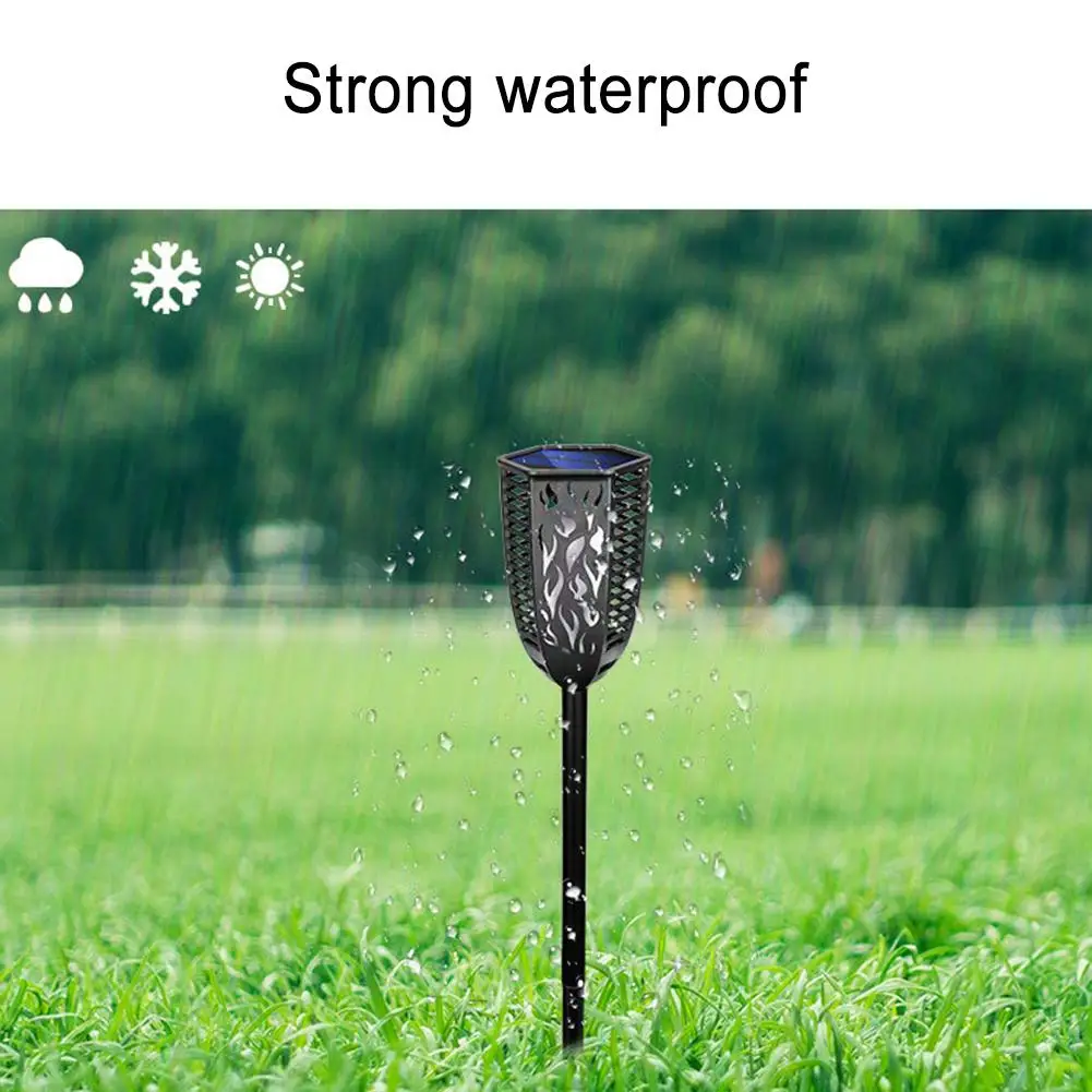 

99LED Solar Outdoor Plug Light Solar Garden Lawn Light Garden Torch Flame Landscape Light