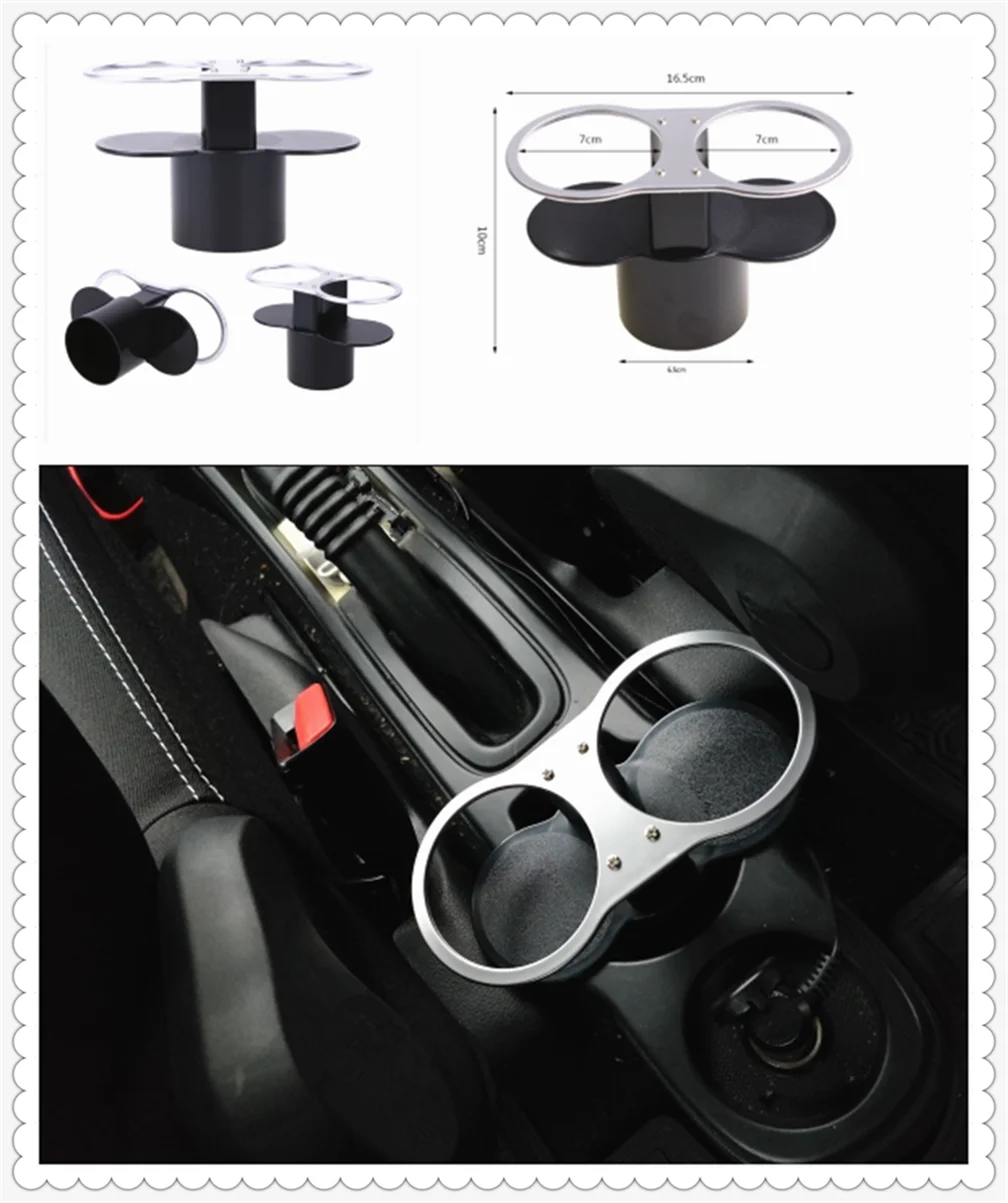 

Auto parts ashtray drink bottle double hole cup holder drinking water for Mercedes Benz GLC63 GLA45 GLA G650 E63 E-Class A170