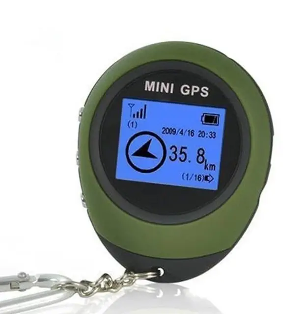 Mini GPS Receiver Tracker+Location Finder Keychain USB Rechargeable for Outdoor for Outdoor