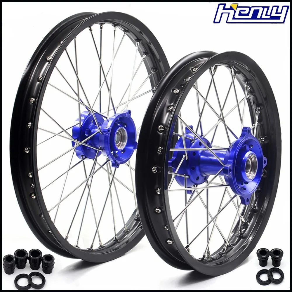 

19/16 Spoked Big Kid's Wheels Rims Set For KTM85 SX 2003-2018 BLUE HUB