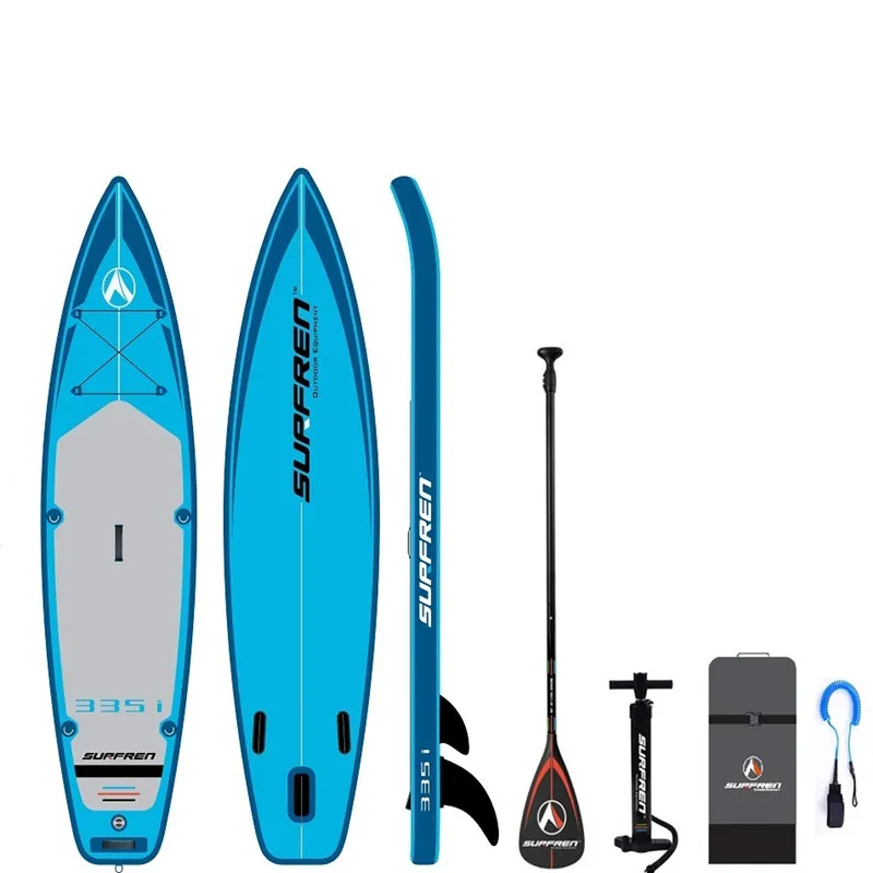 Надувная доска для серфинга Stand up SUP paddle Всесезонная iSUP 2019 335i SURFREN 335*81*15 см байдарка