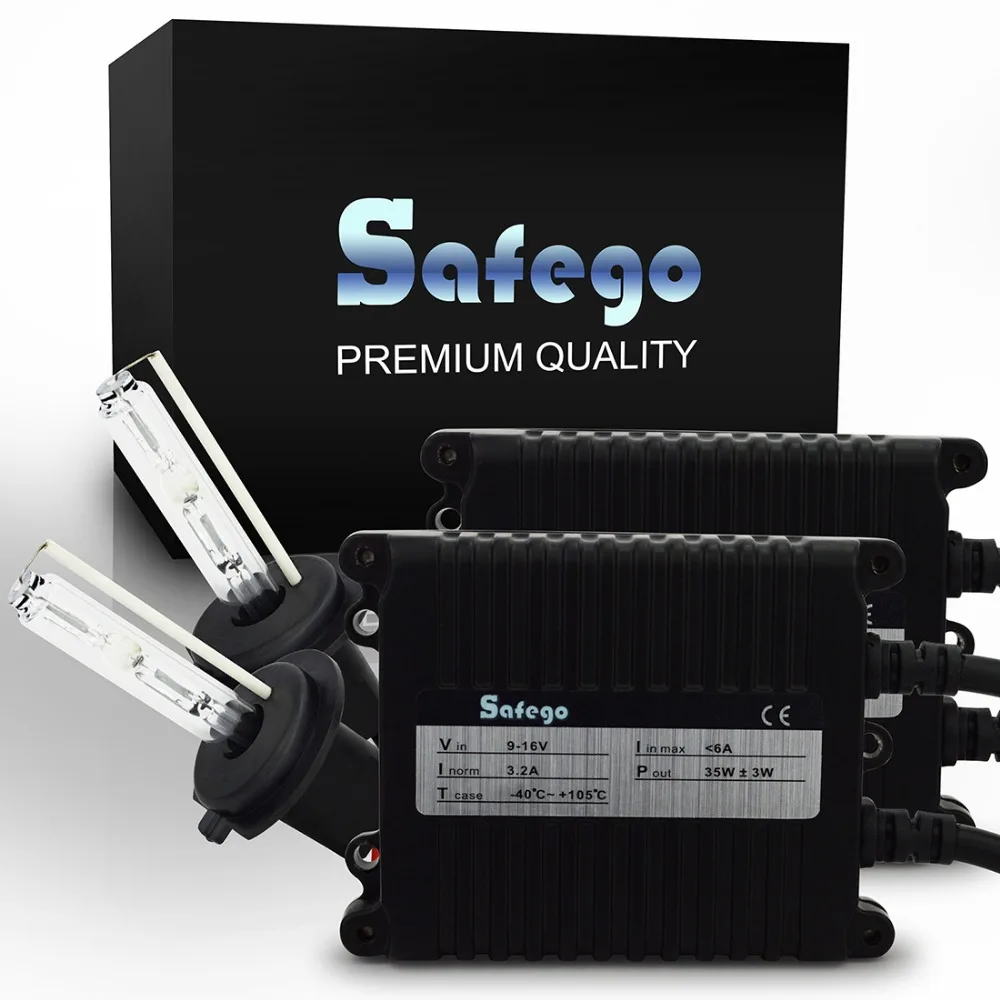 Safego AC 35W Xenon HID kit H7 H1 H4 H3 H8 H10 H11 H13 880 9003 9004 9005 9006 9007 4300K 6000K 8000K HID xenon kit car lights Safego AC 35W Xenon HID kit H7 H1 H4 H3 H8 H10 H11 H13 880 9003 9004 9005 9006 9007 4300K 6000K 8000K HID xenon kit car lights