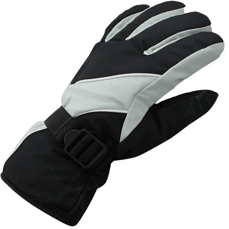 Лыжные перчатки мужские зимние теплые-30C водонепроницаемые ветрозащитные снежные сноуборд лыжные спортивные перчатки беговые лыжи велосипедные перчатки#2s18