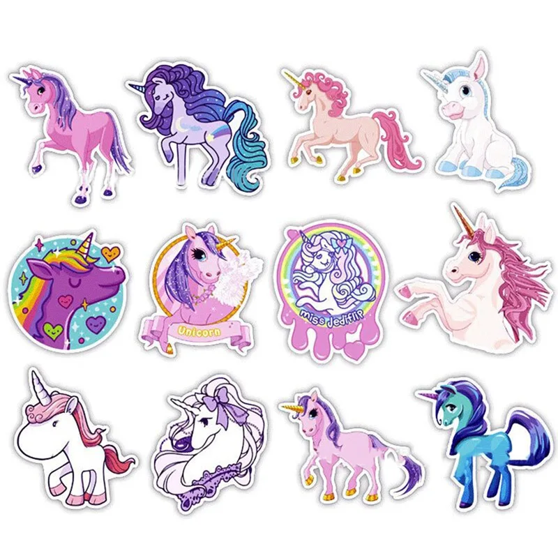 

30Pcs Unicorn Series Sticker Cute Anime Dream Children's Cartoon Stickers For DIY Travel Case Laptop Bicycle Fridge Car Stickers