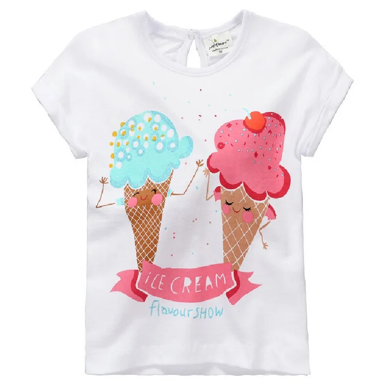 girls cream shirt