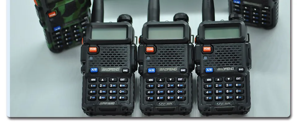 Baofeng UV-5R портативная рация Двухдиапазонная UV5R портативная CB радиостанция портативная UV 5R UHF VHF двухсторонняя рация для охотничьей радиостанции