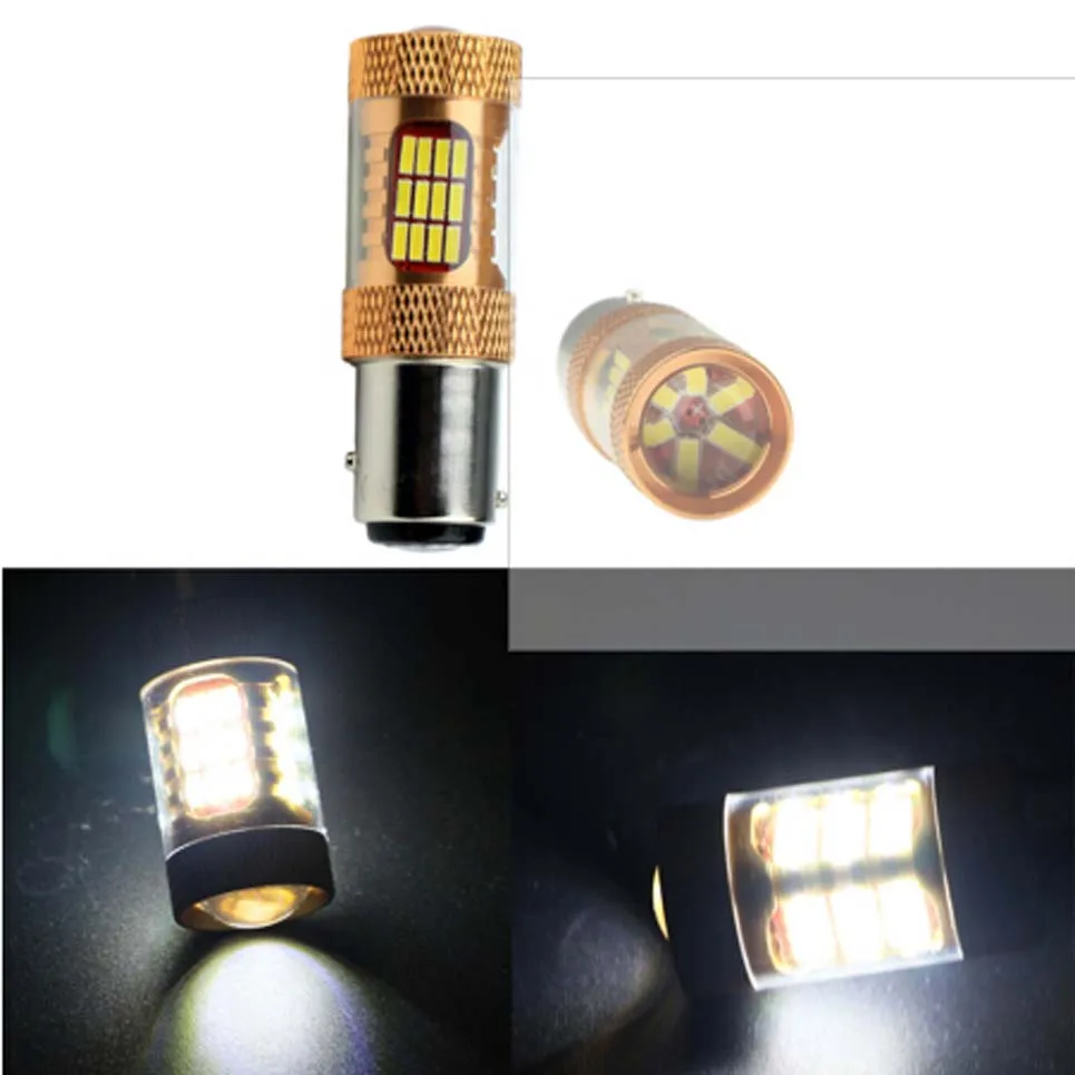 

1156/1157 Base 4014 LED Brake Bulb Car Led Turn light indicate signal light with Lens