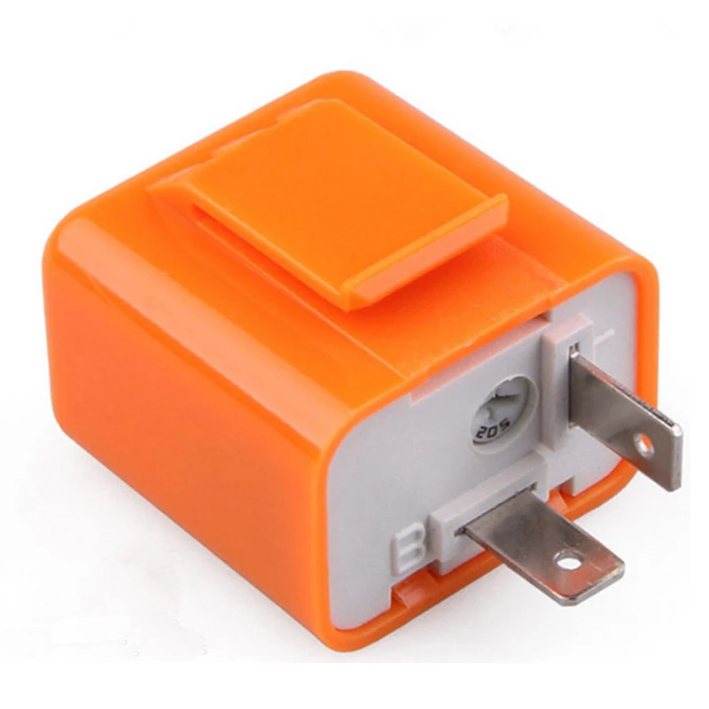 Мотоцикл 12V 2 Pin регулируемое частотное реле Fix проблесковый мигающий самокат