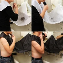 Фартук для бритья, ухода за бородой нагрудник машинка для стрижки волос в Для мужчин Ванная комната платье ткань Ловец уход за лицом