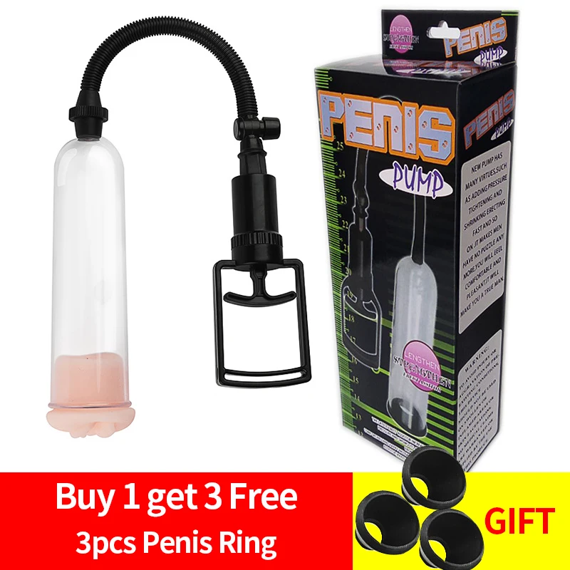 

Male Massage Care Extender Enhancement Manual Pump For Men Dick Erection Assisting Proextender Vacuum Enlargement Device