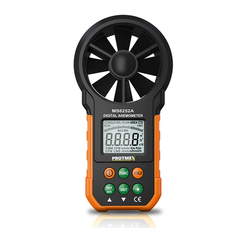 

Digital Anemometer Tachometer Air Volume Wind Gauge Meter Professional Wind Speed Test Meter Multifunction