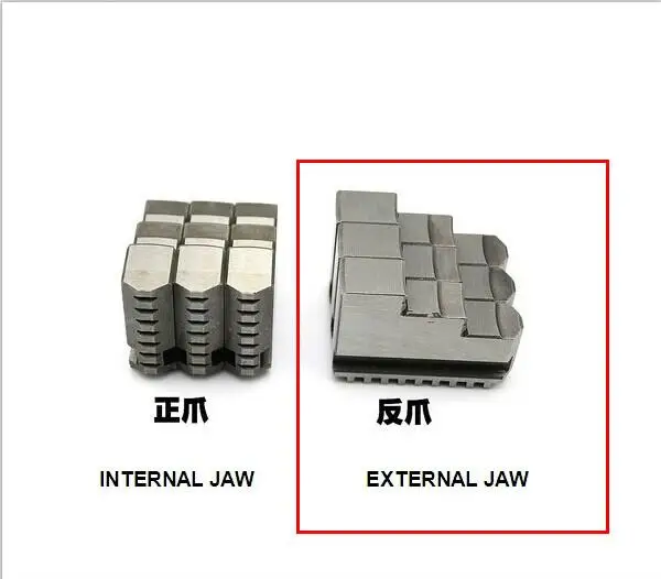 3 челюсти токарный патрон k11-100 внешние челюсти " дюймов аксессуары для станков