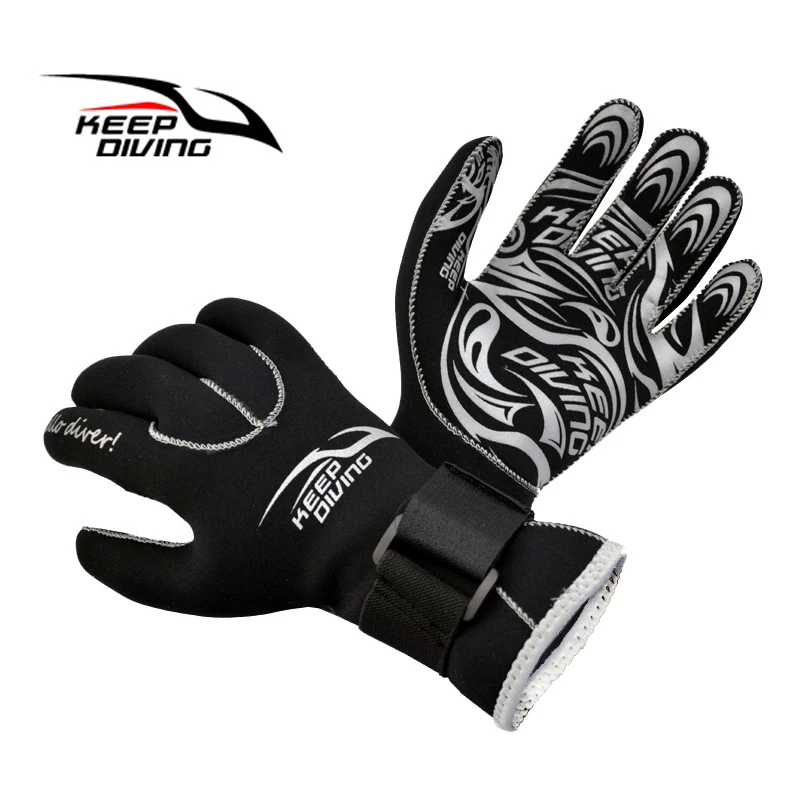 Buy 3mm Neoprene Scuba Diving Gloves Anti Scratch