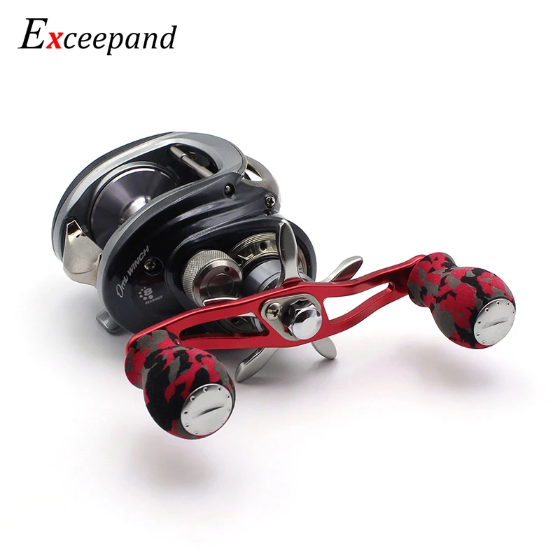 Shimano Daiwa Abu Garcia violet fibre de carbone Baitcaster fishing reel Handle