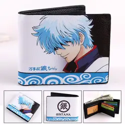 Аниме GINTAMA Косплей мужчина и женщина студент кампус мультфильм моды случайные кошелек подарок на день рождения