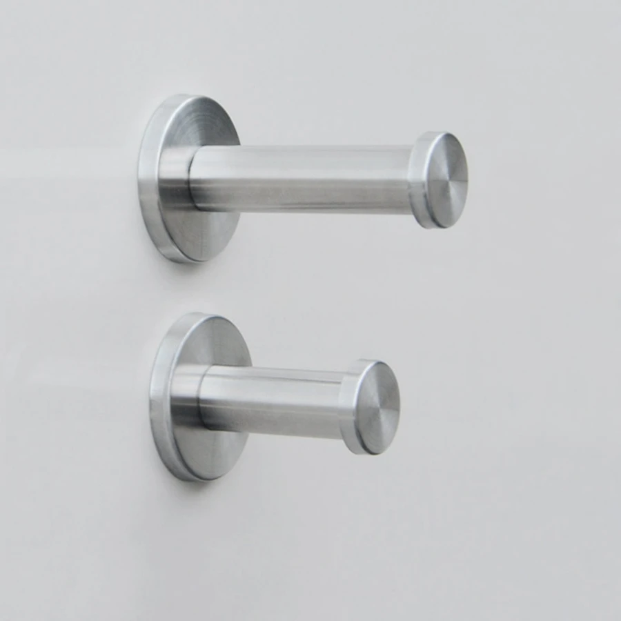 

Brushed 304 stainless steel Bath Towel Coat Single Robe Hook Super Heavy Duty Wall Mount Hooks