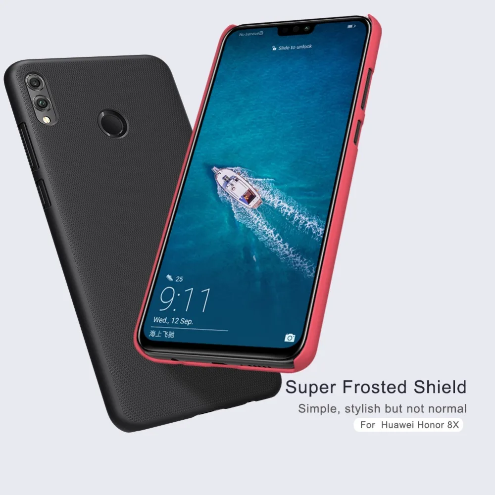 

For Huawei Honor 8x case NILLKIN Frosted hard PC Plastic back cover For Huawei Honor 8x max cover case