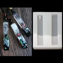 Прямоугольник Бар смолы силиконовые формы эпоксидной смолы DIY кулон изготовление ювелирных изделий Инструменты