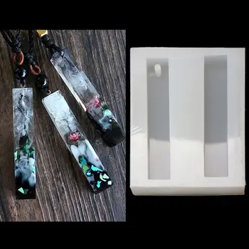 

Rectangle Bar Resin Silicone Mold Epoxy Resin DIY Pendant Making Jewelry Tools