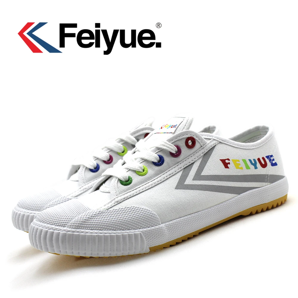 Feiyue обувь французские Оригинальные кроссовки боевые искусства тайчи тхэквондо ушу классические белые черные кунг-фу женские мужские белые туфли