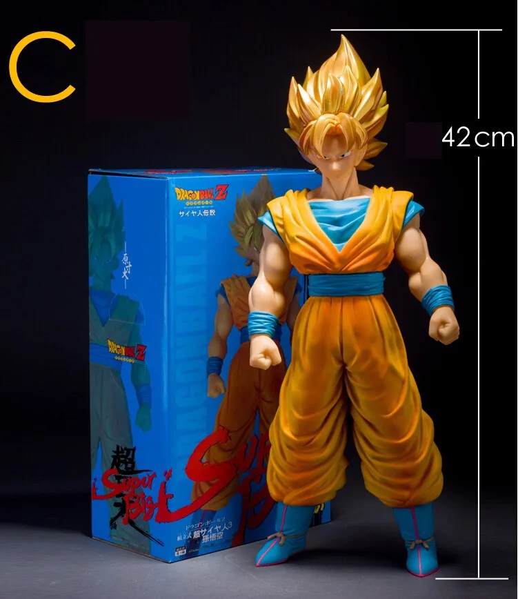 42 см dragon ball z фигурки dragon ball Сон Гоку Вегета фигурку PVC Моделя с хорошим спросом dragon ball z Коллекционные детские игрушки