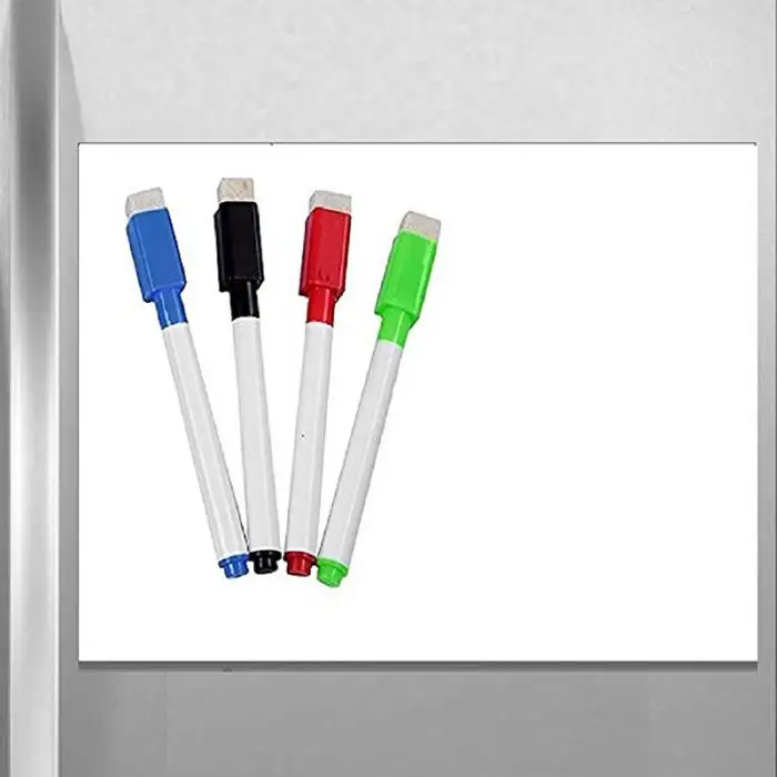 Магнитная мягкая белая доска набор магнитов на холодильник доска для сообщений с магнитной ручкой FJ88