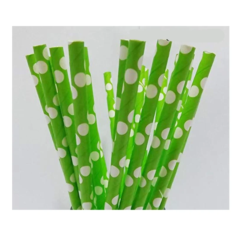 Outside the Box Papers Lime Green Stripe, Chevron and Polka Dot Paper