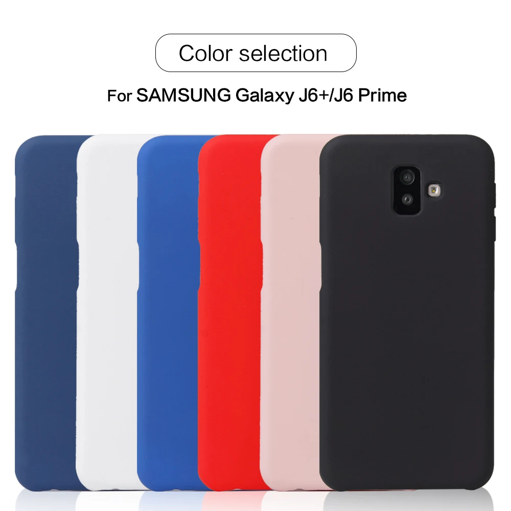 For Phone Case Samsung Galaxy J6 2018 Solid Color Silicone Case For  Protector Fundas Samsung J6 Plus 2018 J600f J610f Capa Cover - Mobile Phone  Cases & Covers - AliExpress