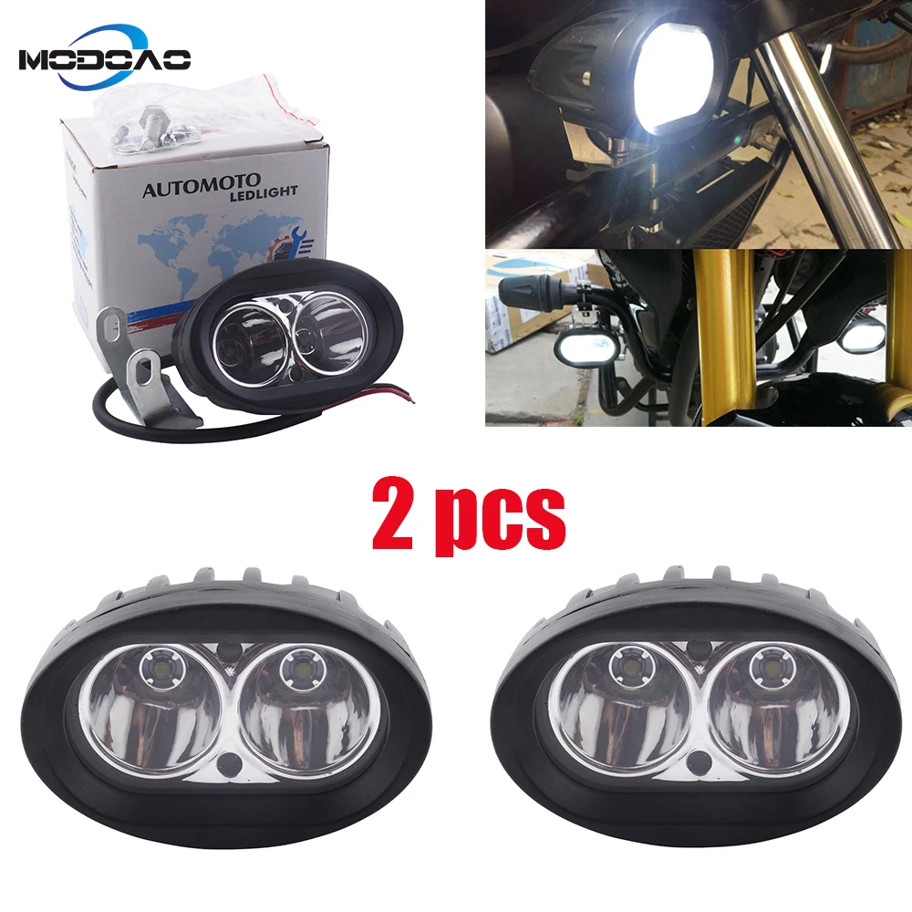 

2 Pcs Motorcycle Lamp Modified lamp Electric Car LED Headlights External Headlights Super Bright Spotlights 12-80V Z90