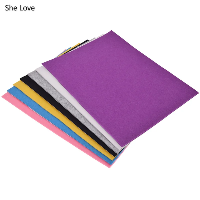 

She Love 3mm Self Adhesive Felt Fabric DIY Material For Handbag Shoes Belts Garments Craft Making Accessories