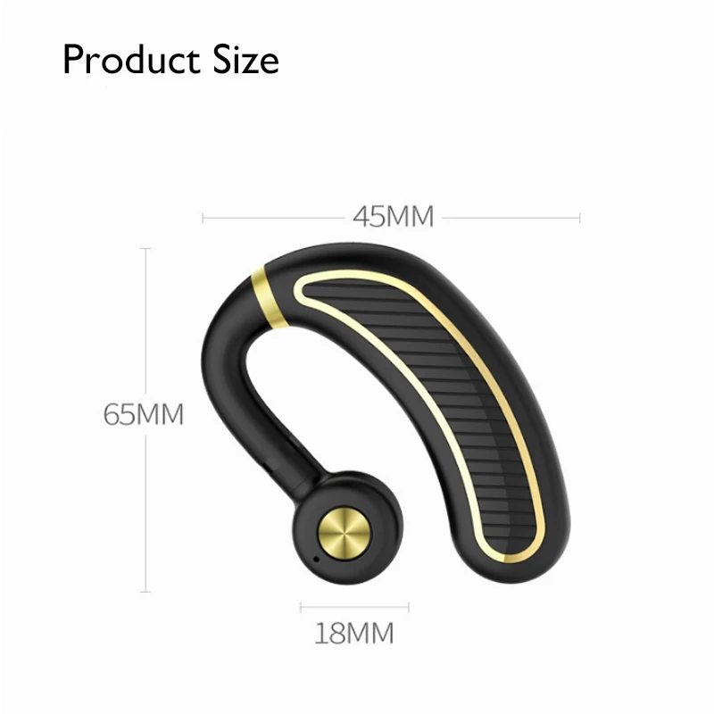 JINSERTA Business Bluetooth Earphones Wireless Headphones With Mic 24 Hours Work Time Bluetooth Headset for iphone Xiaomi Driver