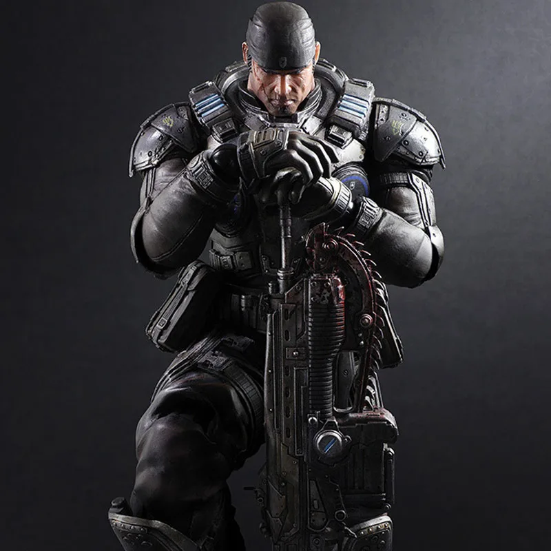 

Playing art capa markus phoenix game gear 3 war machine action figures hand-made model toys 26 cm