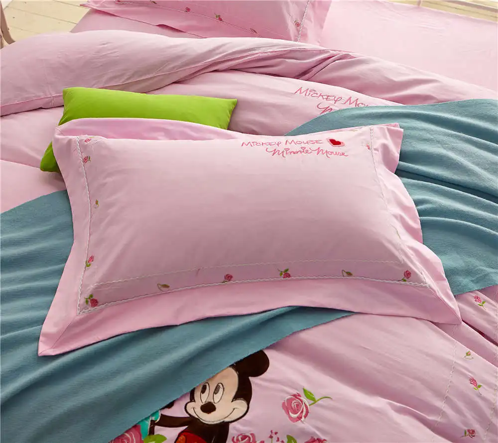 Комплект постельного белья с Микки и Минни Маус|minnie mouse bedding sets|bedding set girlgirl bedspreads |