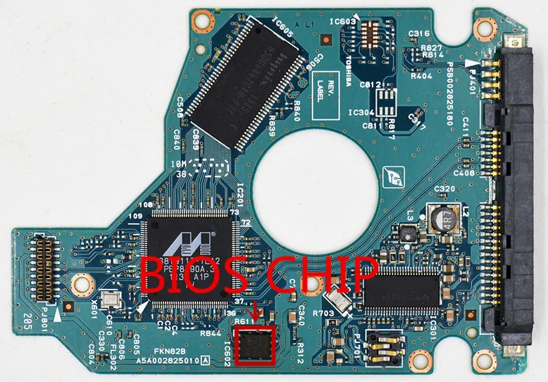 HDD2J96, HDD2K51, HDD2M03, HDD2H85, HDD2L34, HDD2H83, HDD PCB Jia Yuan Sheng/G002825A/MK5075GSX, HDD2J94, HDD2J93