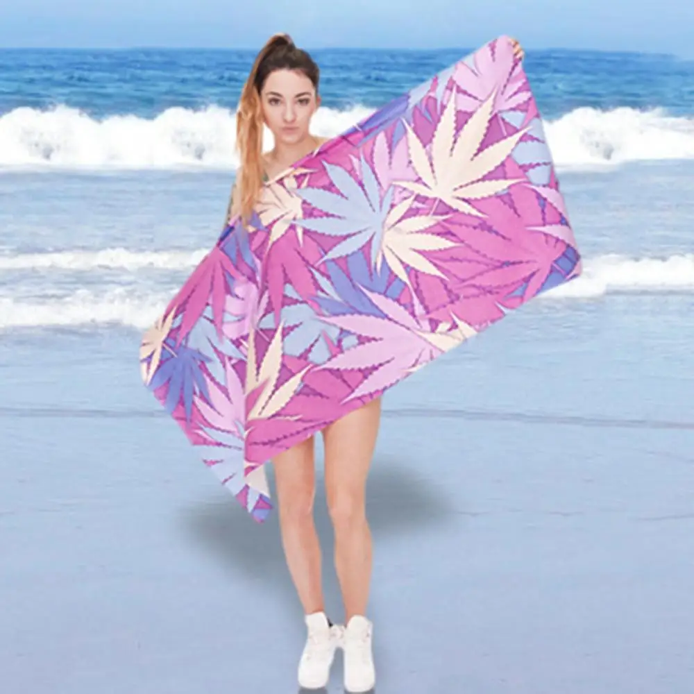 Swimsuit Cool Beach Towel Sun Protection Cloak Printed Rectangular to the Gym Yoga Camping toalla futbol Drop shipping c | Спорт и