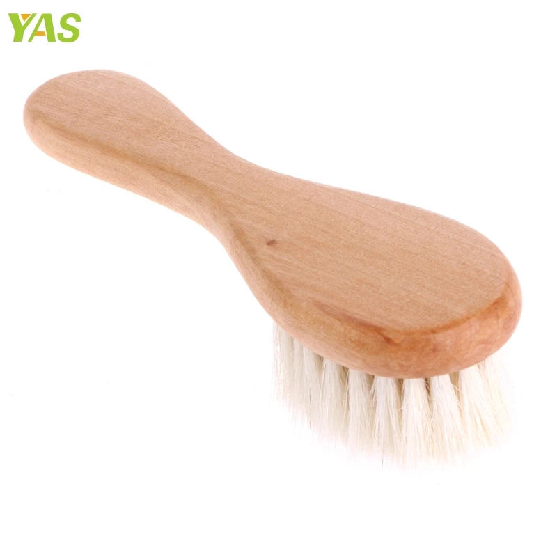 Baby Hair Brush Comb Wooden Handle