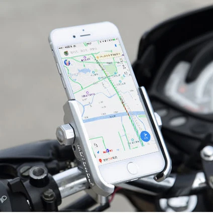 العالمي دراجة نارية من سبائك الألومنيوم حامل هاتف ل iPhoneX 8 7 6 ثانية دعم الهاتف موتو حامل ل GPS الدراجة المقود حامل