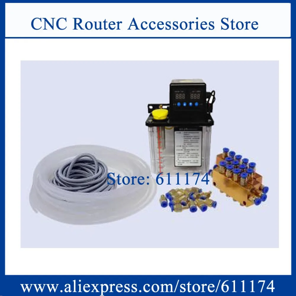 

Full set 1.5L Automatic Lubrication Pump grease pump CNC Digital electronic Timer Oil Pump AC220V