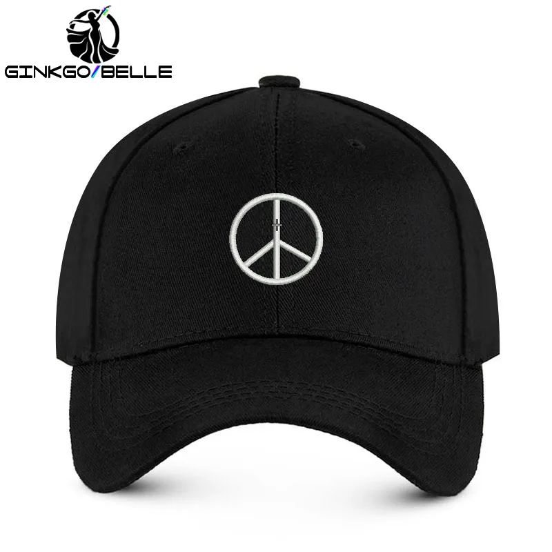 Men Dad Hat Women Baseball Cap Unisex Sport Hats Cotton Embroidered Letter Embroidery Personality Quote Slogan Peace Symbol